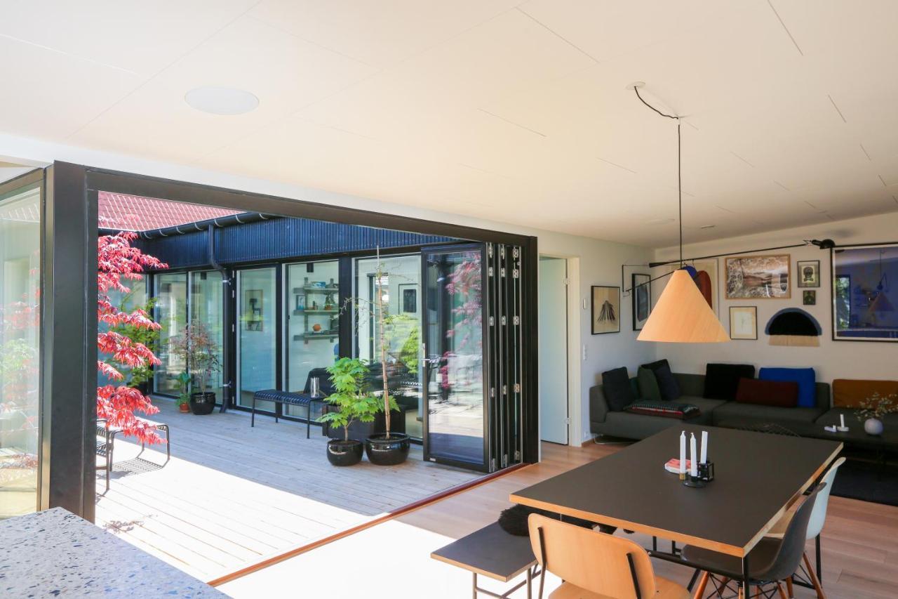 Modern Architecture Atrium House Villa Köpenhamn Exteriör bild