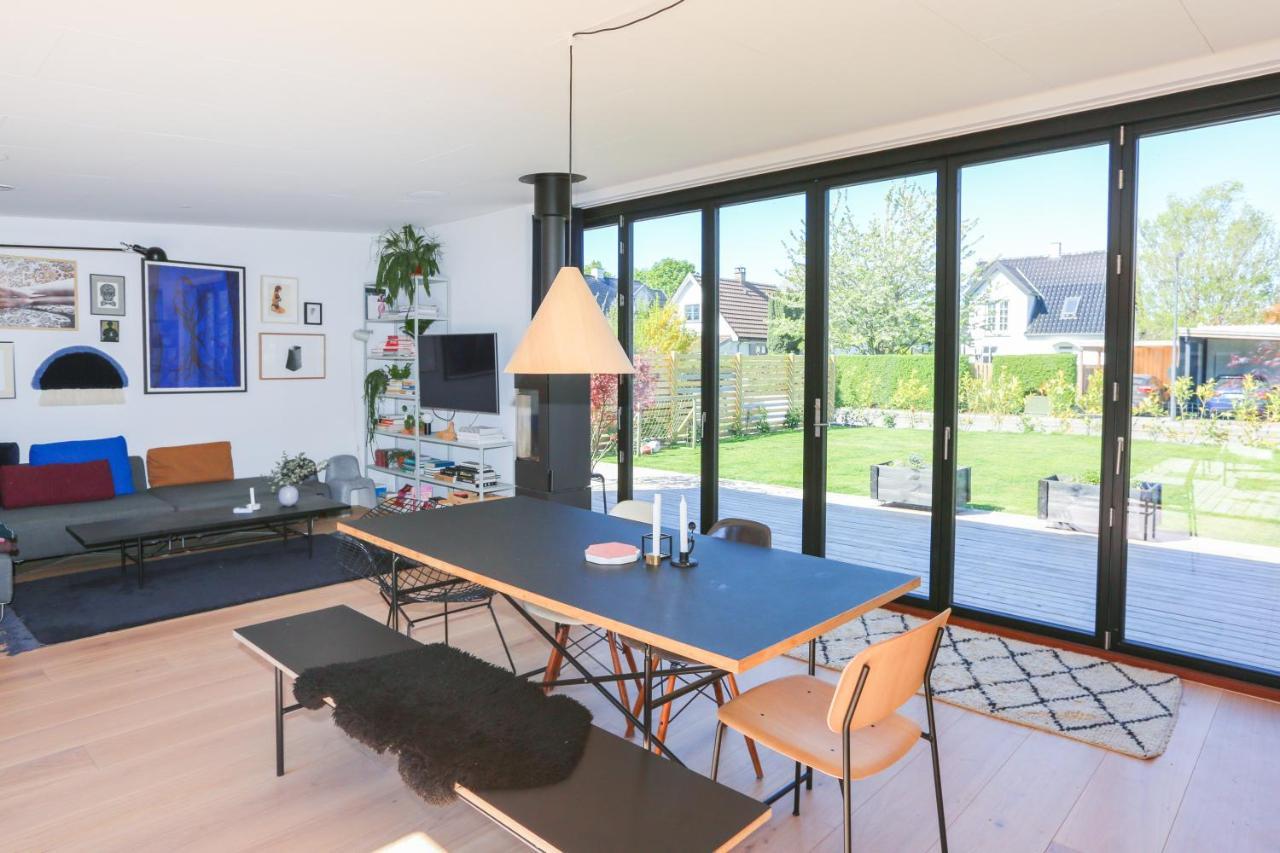 Modern Architecture Atrium House Villa Köpenhamn Exteriör bild