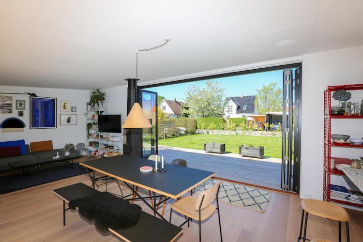 Modern Architecture Atrium House Villa Köpenhamn Exteriör bild