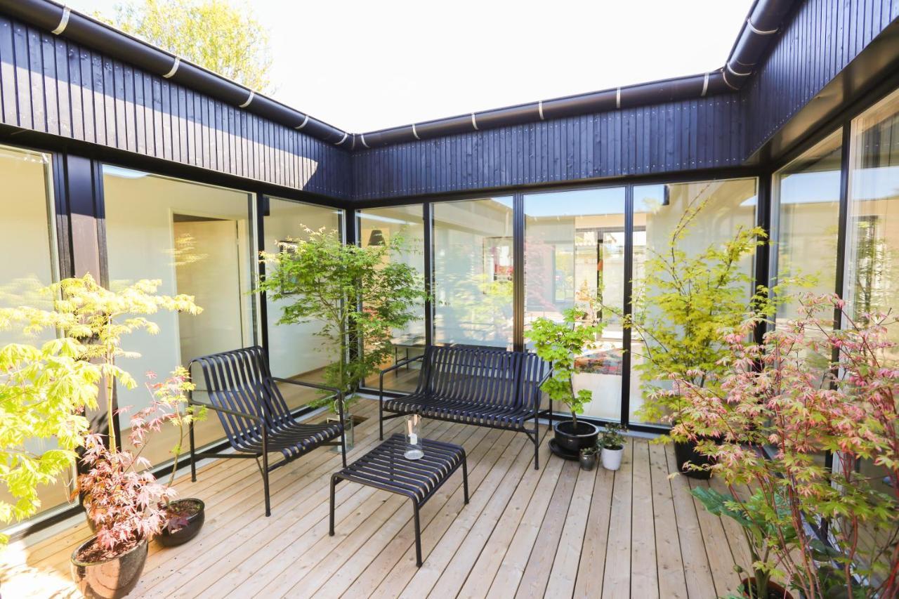 Modern Architecture Atrium House Villa Köpenhamn Exteriör bild